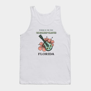 Strum in the Sun Coconut Grove Florida Tank Top